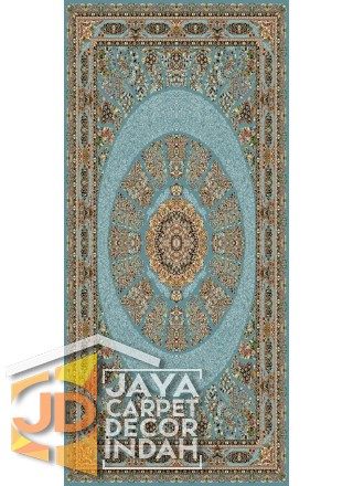 Karpet Permadani Solomon 700 Reeds Abrisham Blue 3612 ukuran 100x150, 150x225, 200x300, 250x350, 300x400